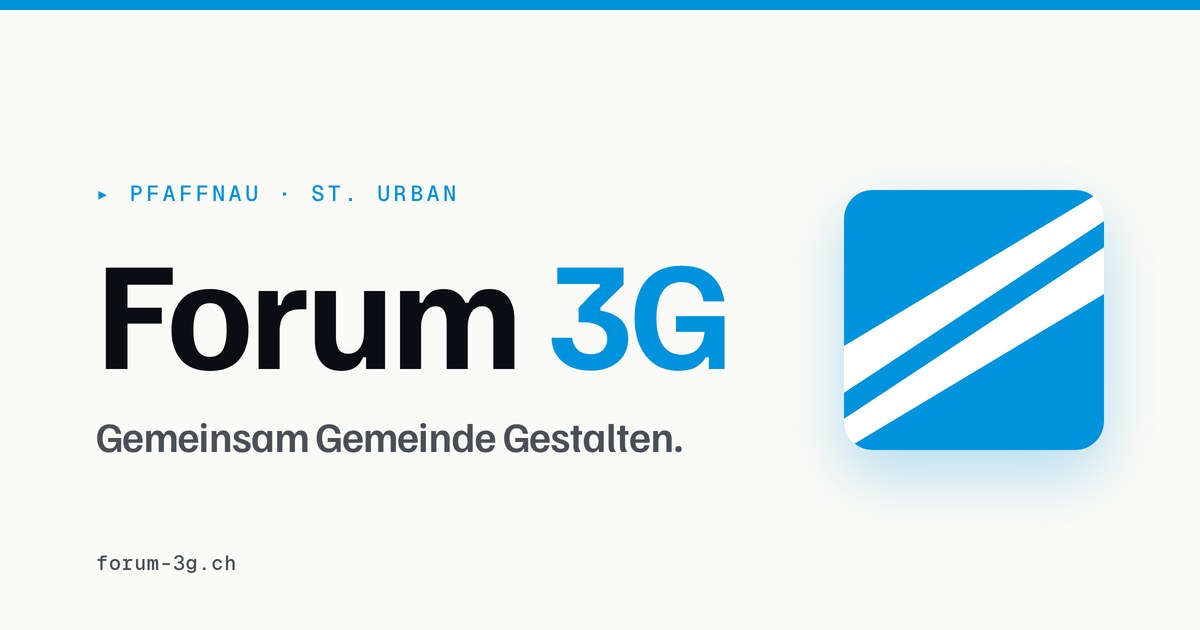 forum-3g.ch · neu gestaltet und ab sofort live